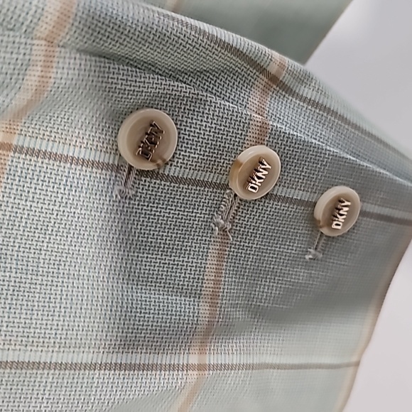 DKNY Double-breasted Windowpane Women Blazer. - Picture 6 of 11